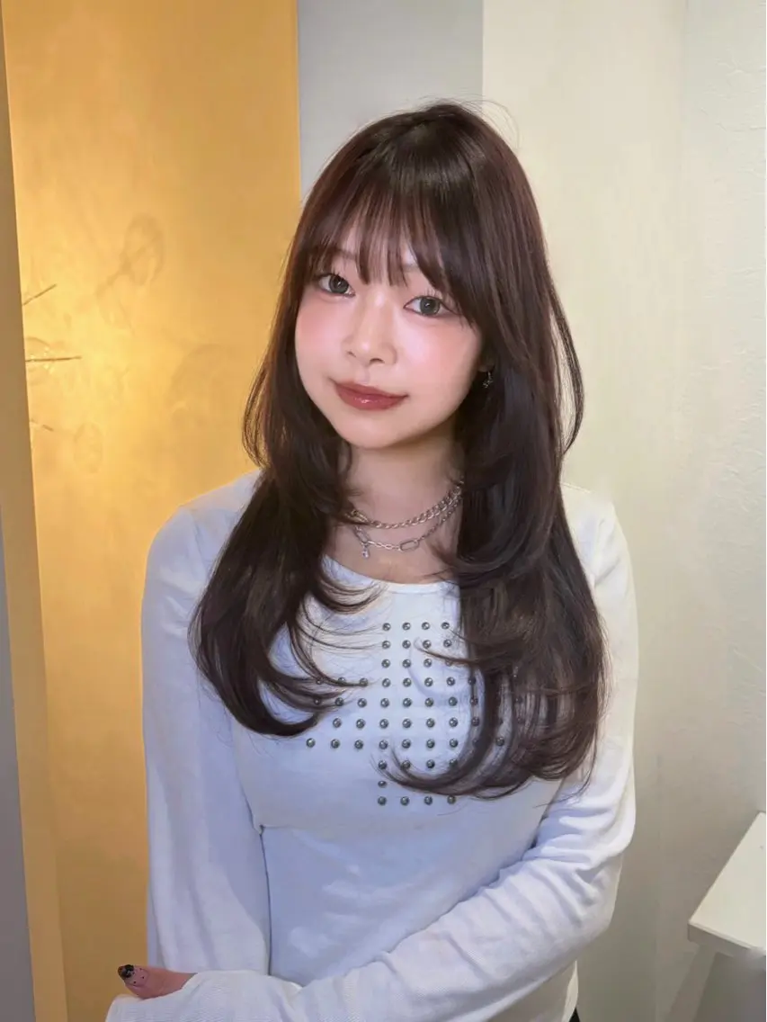 ロング ヘアカラー REN🍀 ORIKA🏰🤍のヘアスタイル
