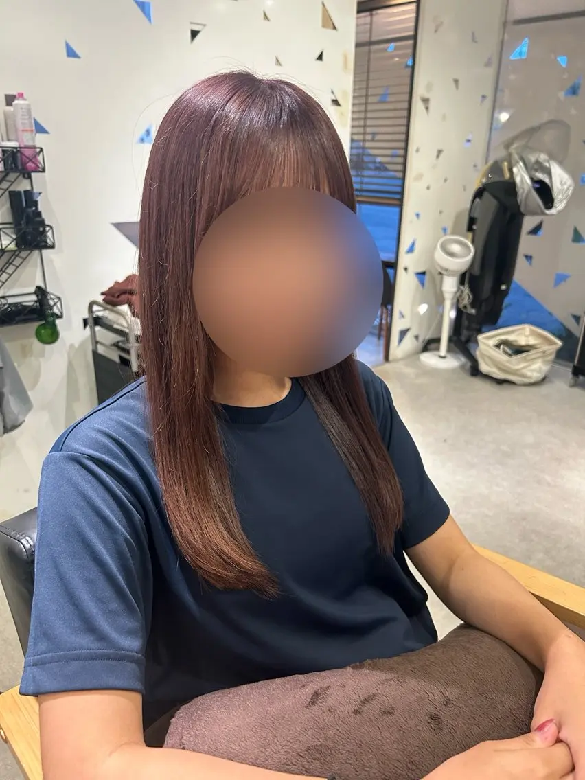 ロング 江川 輝星のヘアスタイル