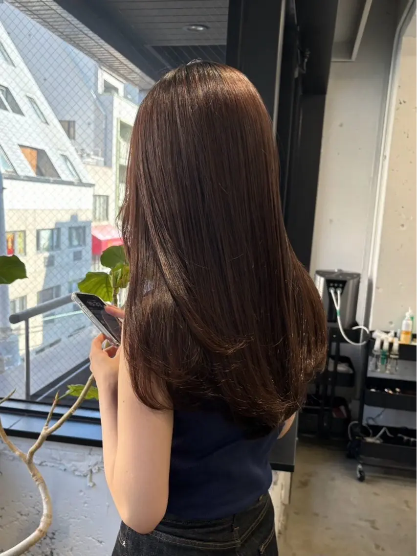 ロング カラー ブラウンカラー ゆうご/心斎橋 /カラーモデル募集中のヘアスタイル