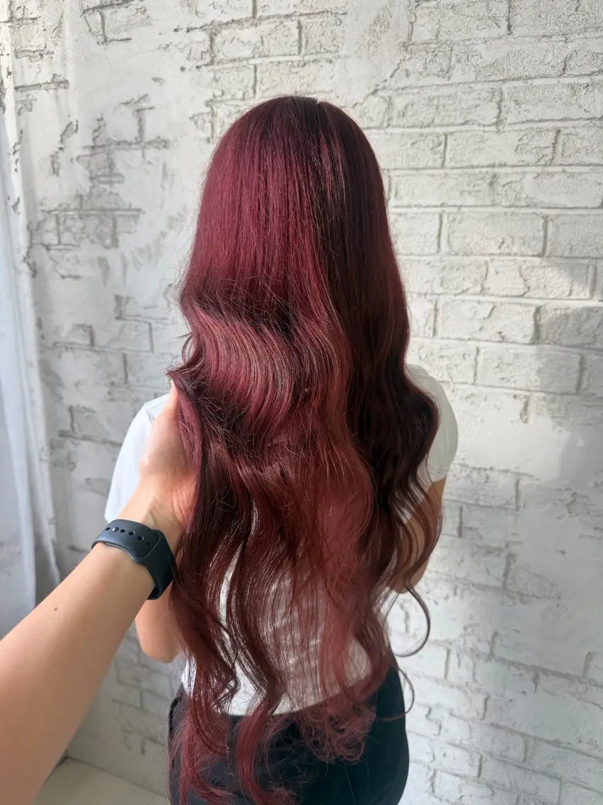 ロング ケアカラー ヘアカラー 池袋カラー/艶カラー 🎀Rina🎀のヘアスタイル
