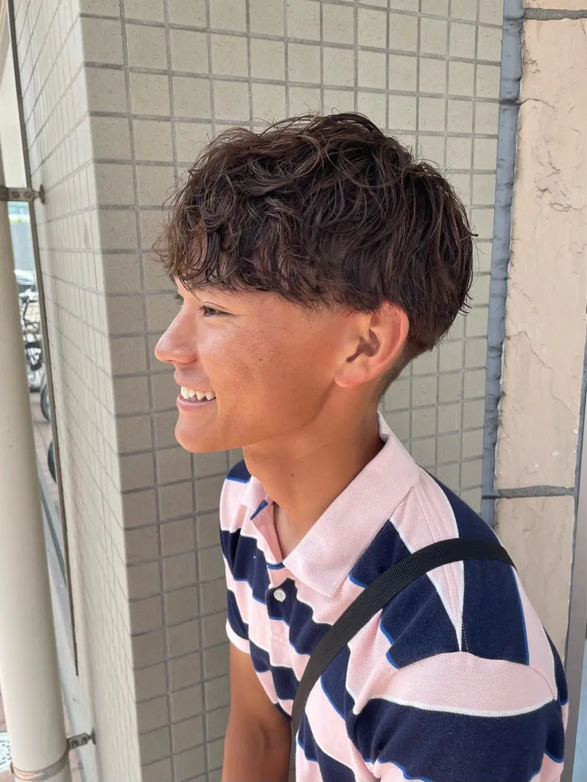 メンズカット&ナチュラルパーマ🌀20%OFFの写真