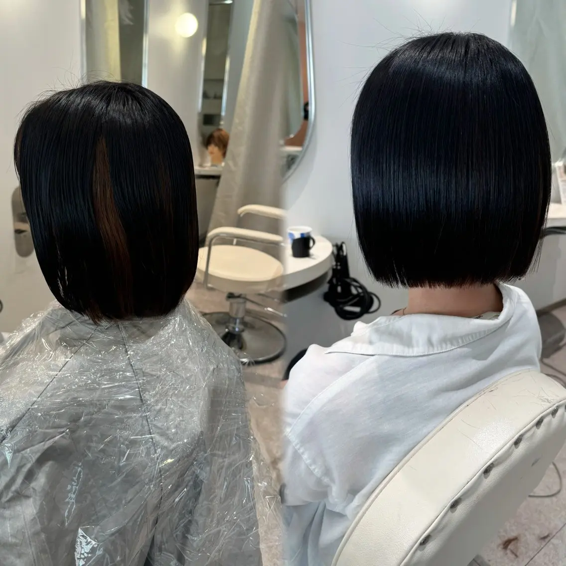 ショート 切りっぱなしボブ ボブ siu 🐺のヘアスタイル