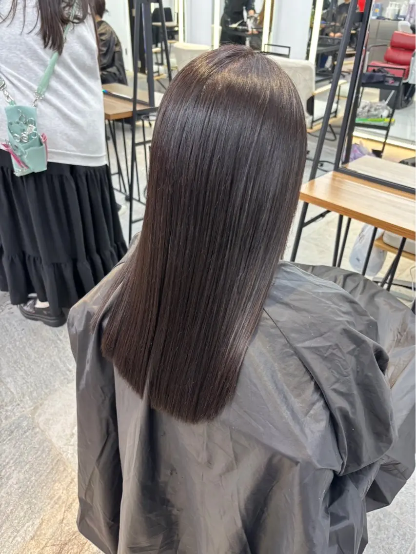 ヘアカラー+ハホニコトリートメント✨の写真