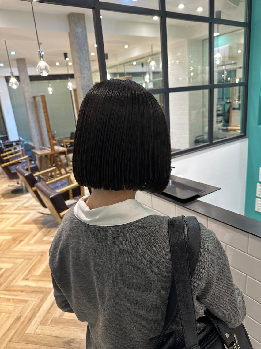 ショート カット トリートメント 🌈髪質改善🌈 過去の1艶サラ体験✨のヘアスタイル