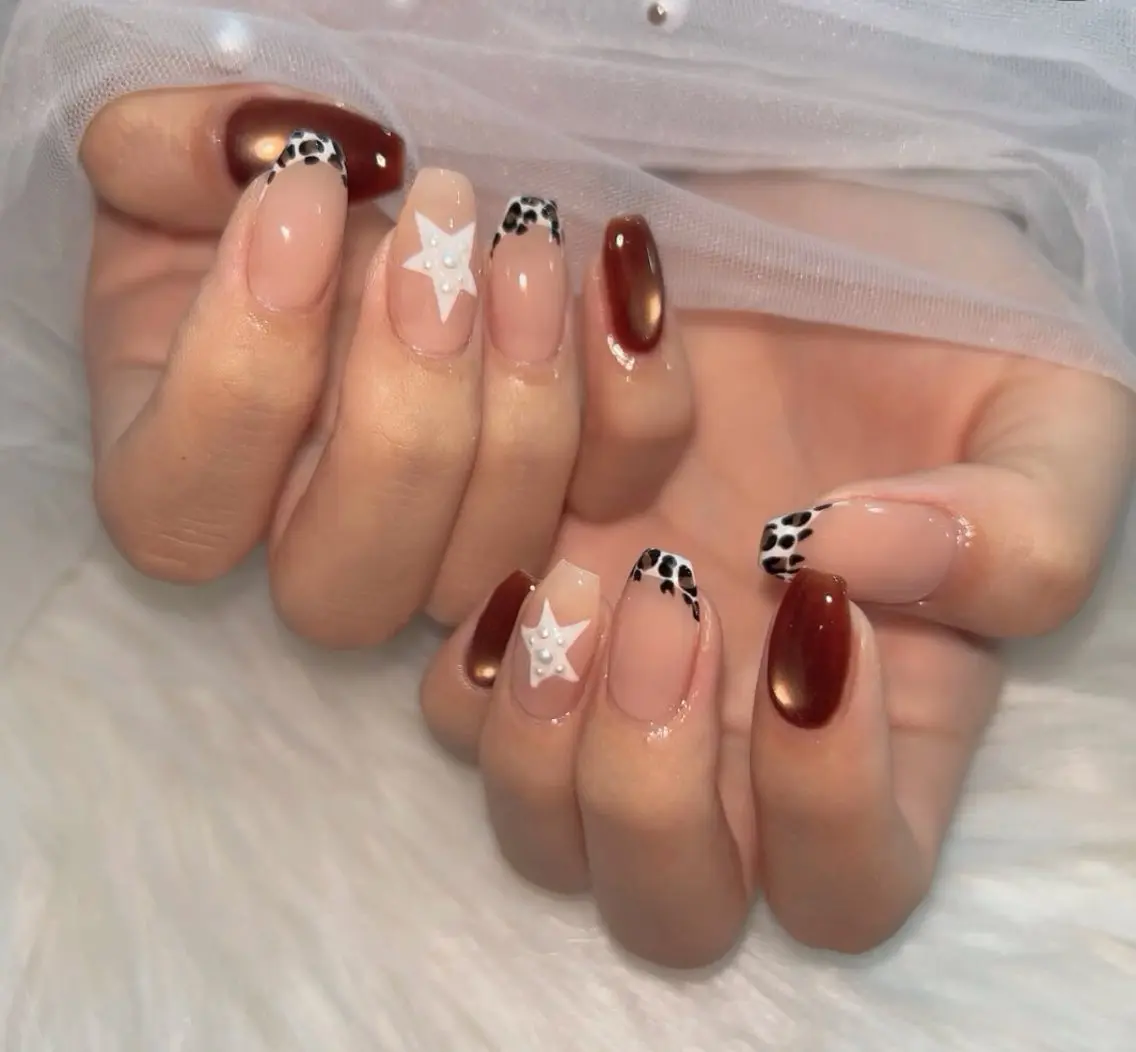 ネイル YumiNail 長さだし&ハンドケアのネイルデザイン