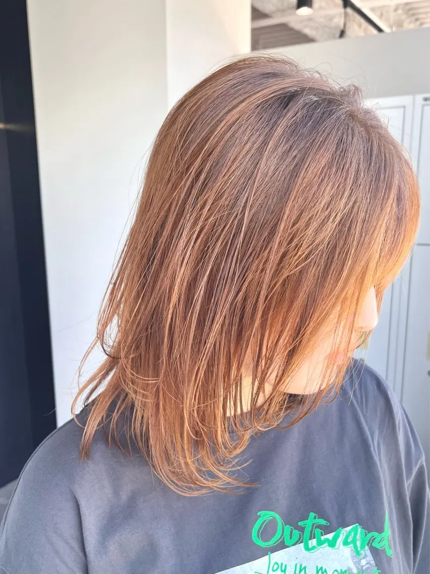 ミディアム 髪質改善 トリートメント ERI ☆のヘアスタイル