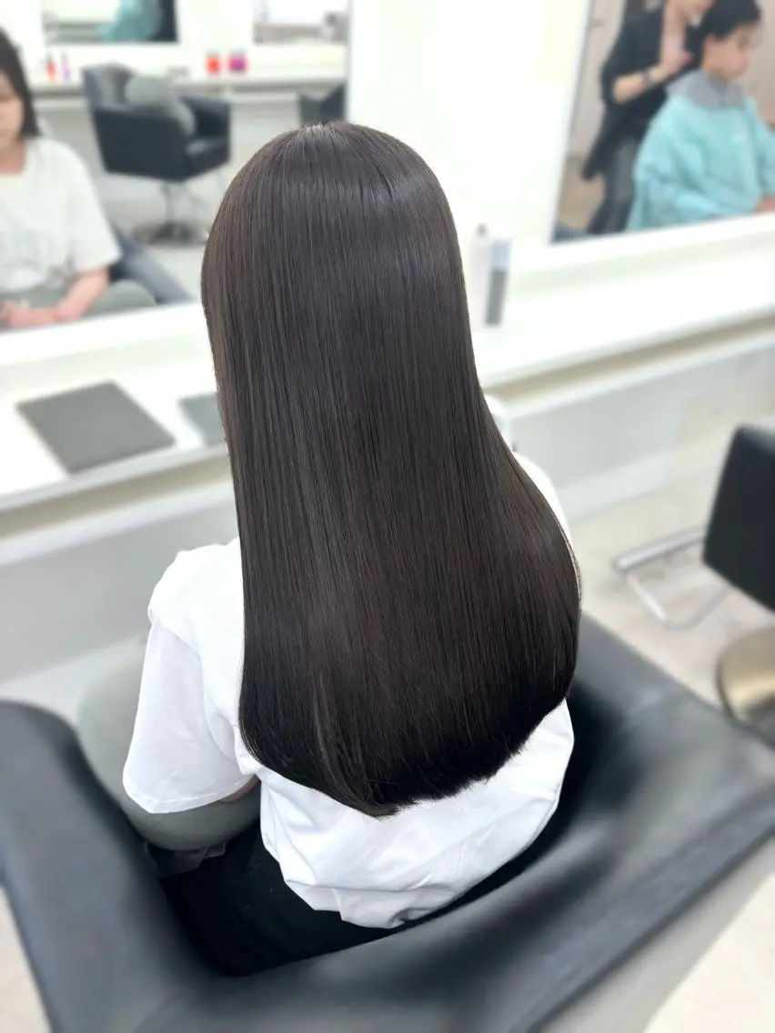 ロング カラー カット parvemix平野 真央🎀💞のヘアスタイル
