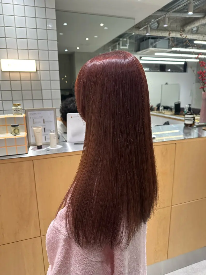 ロング ヘアカラー 🍇透明感カラー/ カットひかる🍒のヘアスタイル