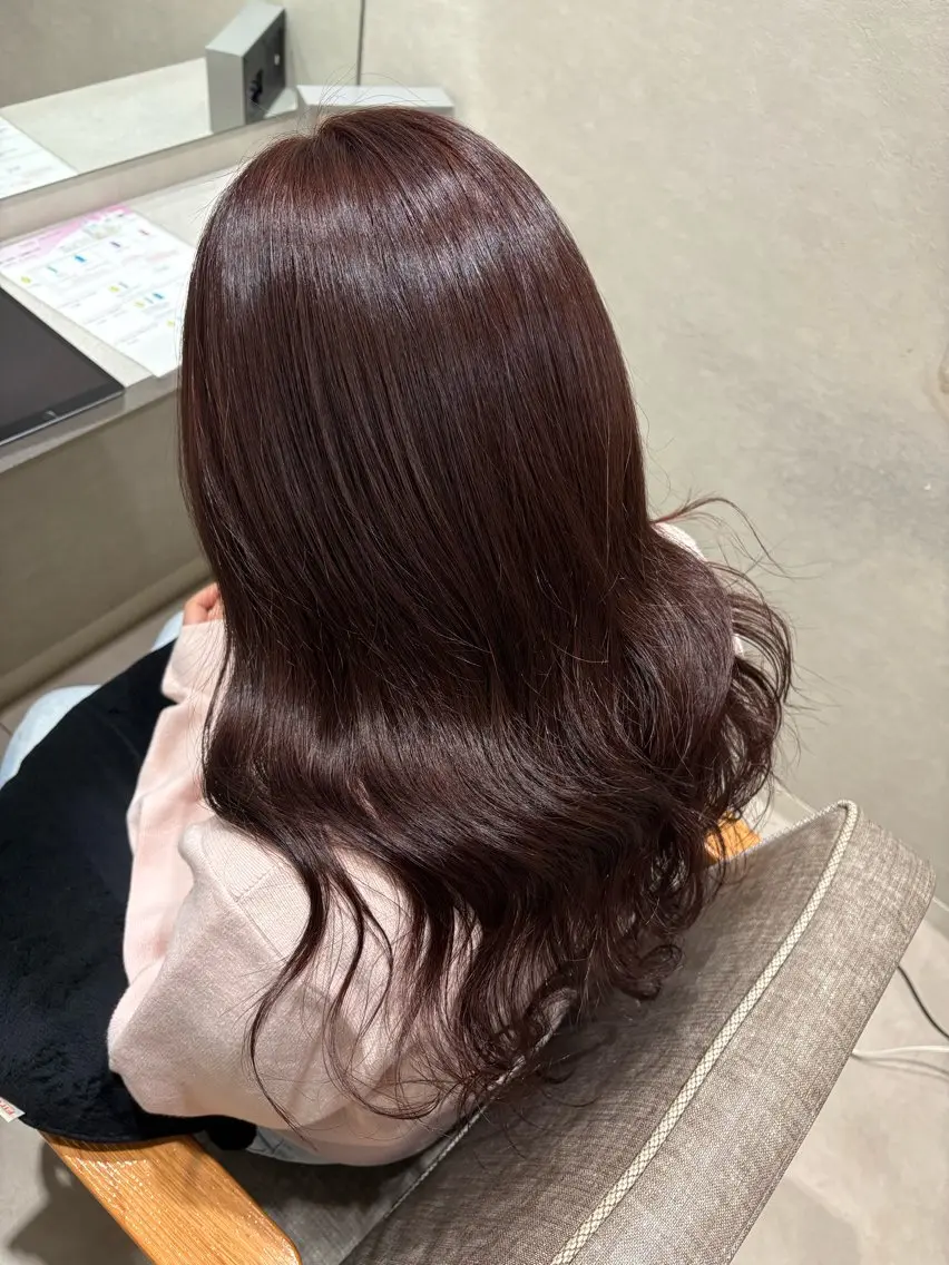 ロング カラー カット ヘアカラー N°大分透明感カラー 三浦のヘアスタイル