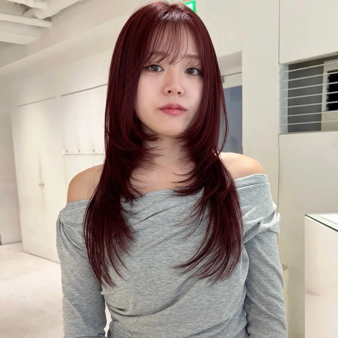 ロング カット ヘアカラー haruko🎀⌇ レイヤーカットのヘアスタイル