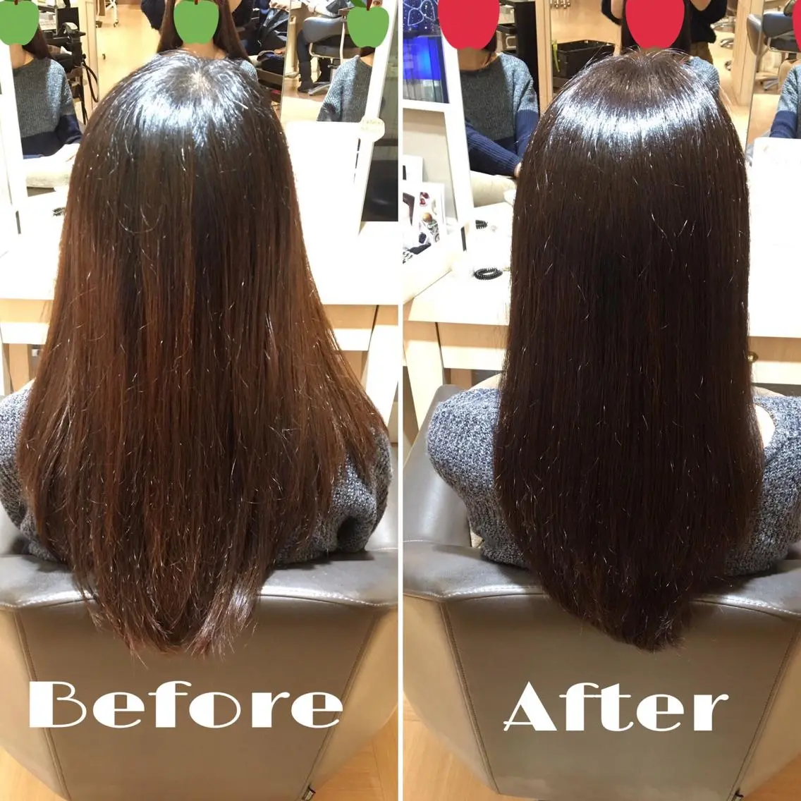 ロング カラー 白浜 サキのヘアスタイル