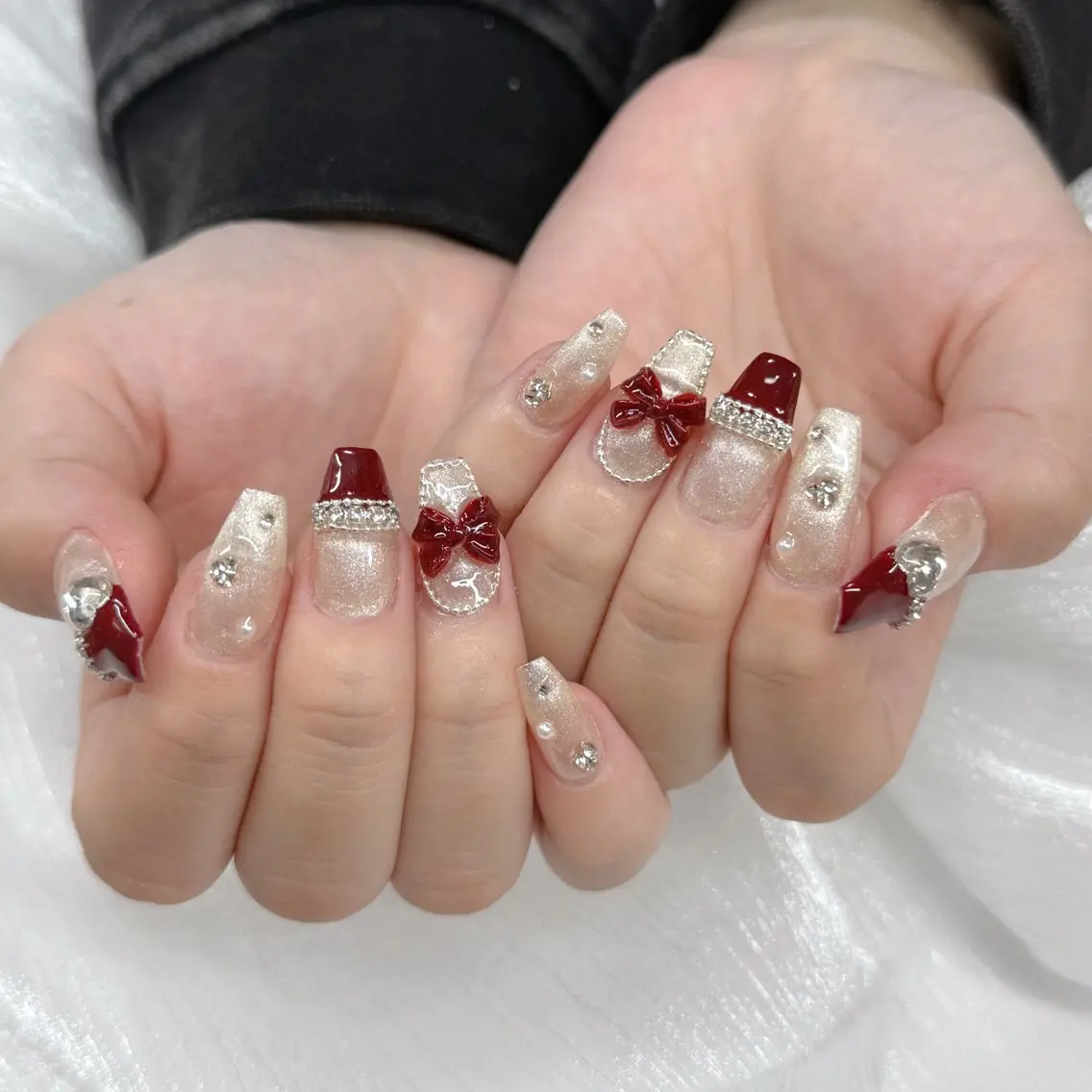ネイル アートネイル ジェルネイル ロングネイル 持ち込み シンプルネイル Lucky Nail Salonのネイルデザイン