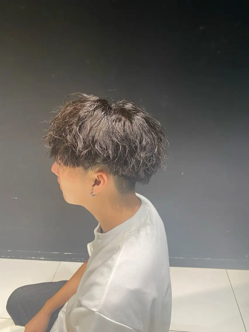 メンズカット　刈り上げありの写真