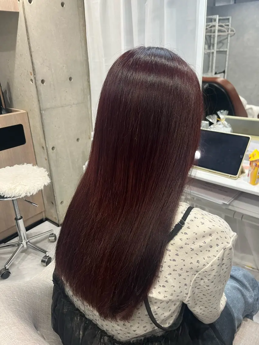 【NEW髪質改善】質感再整カラー＋髪質改善トリートメント＋カット＋プチスパ＋マーブの写真