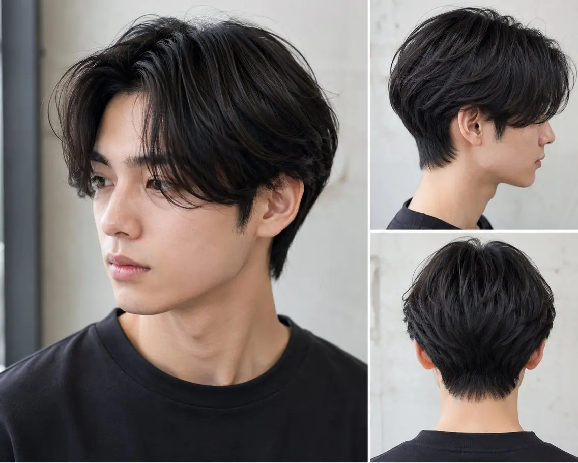 【メンズ限定✂️】センターパート カット練習モデル 500円!の写真