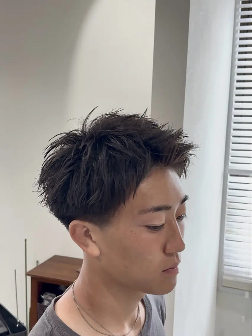 ショート メンズ スパイキーショート ショートヘア メンズパーマ/メンズ ショート/渡辺将功のヘアスタイル