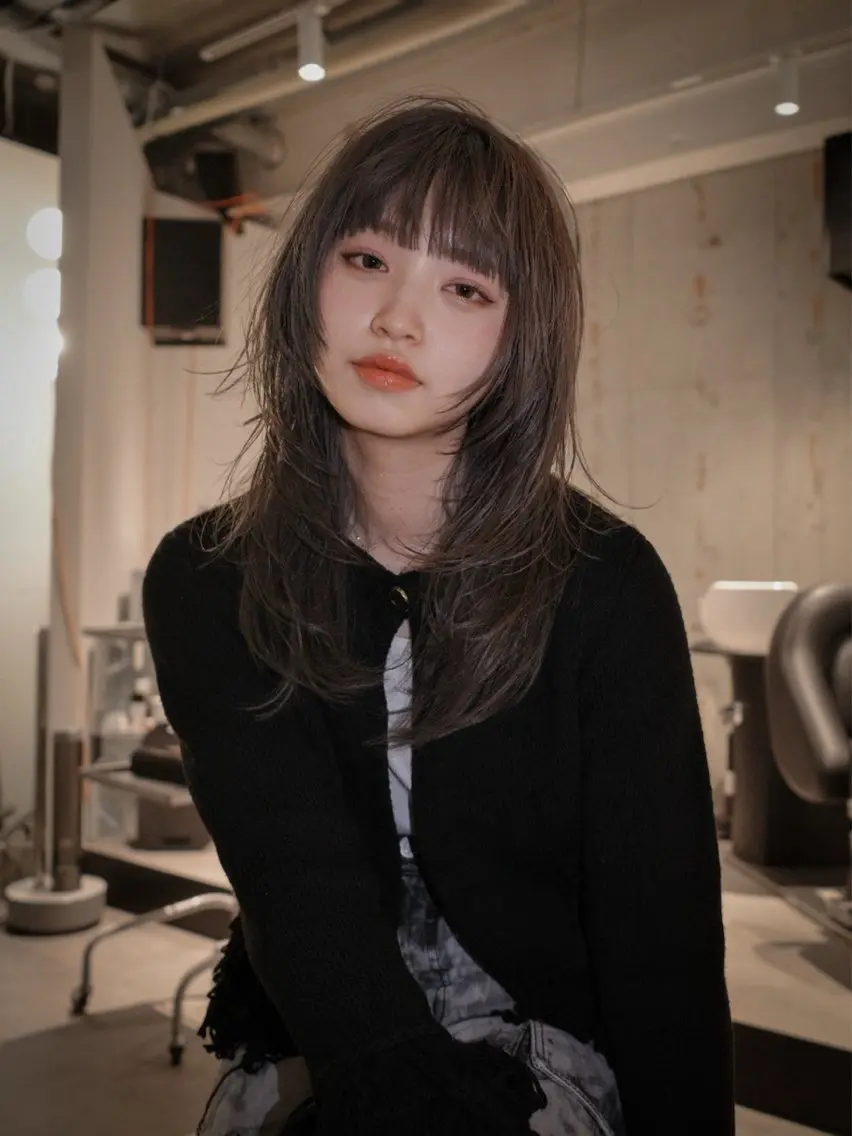 ロング カラー 祐希💈カラーモデル 募集中のヘアスタイル