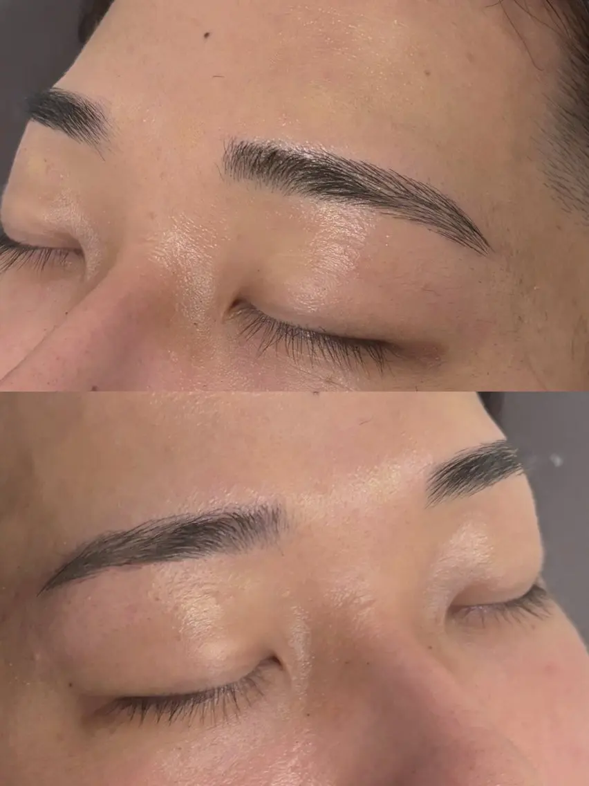 アイブロウ メンズアイブロウ ワックス脱毛 眉カット 内田 心のマツエク・マツパデザイン