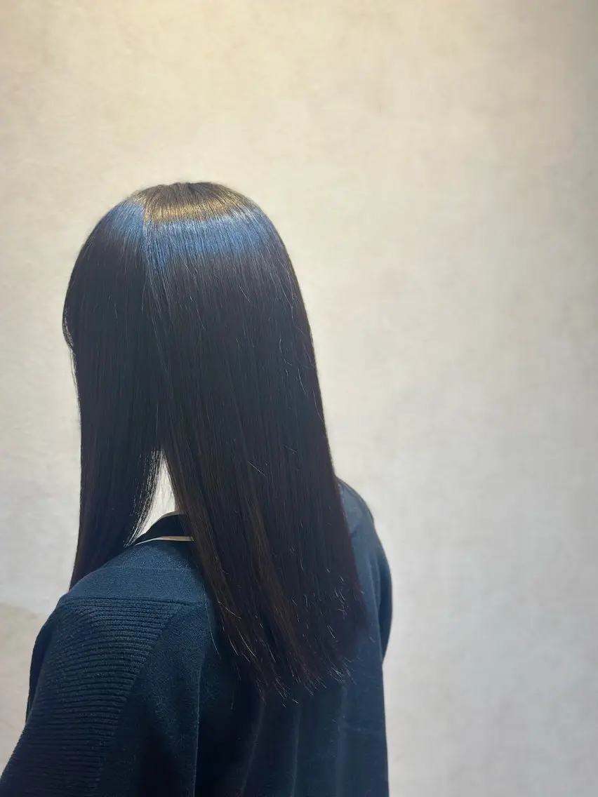 セミロング カラー 縮毛矯正 トリートメント 🦋モデル募集中 🦋　Misatoのヘアスタイル