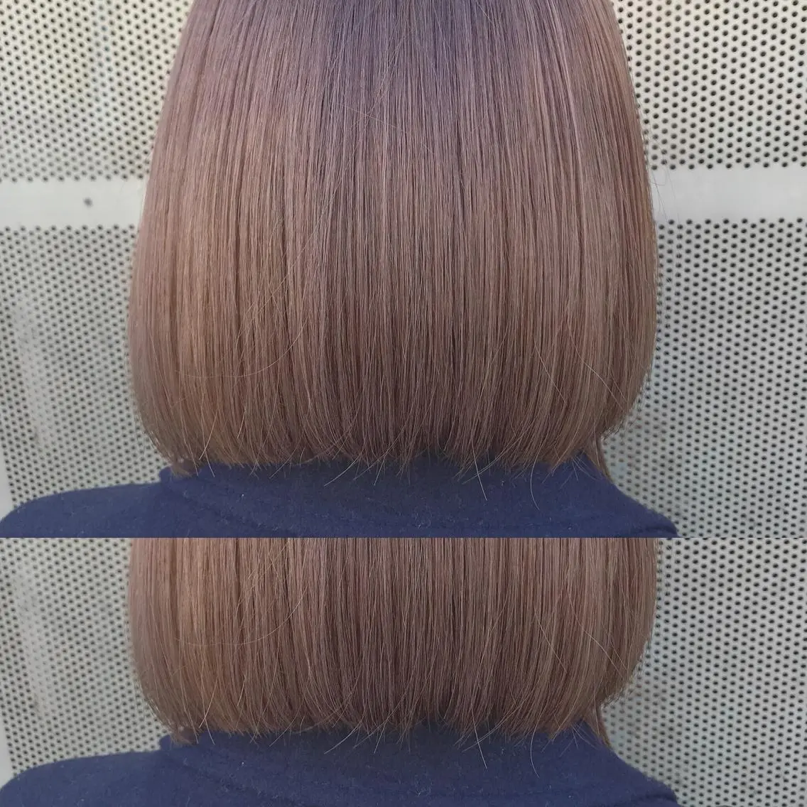 ショート ラベンダーベージュ ヘアカラー トリートメント ア イカのヘアスタイル