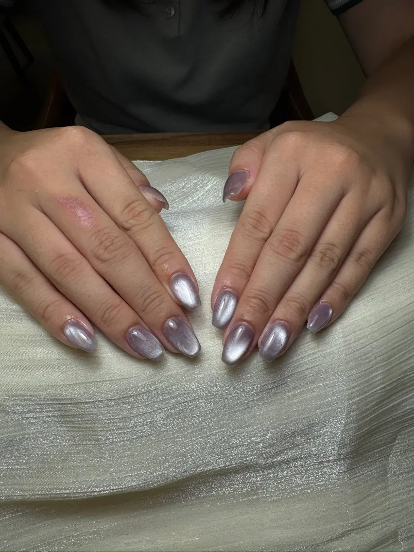 ネイル ハンドネイル ユリ🎀長さだし/ パラジェル/持ち込みのネイルデザイン