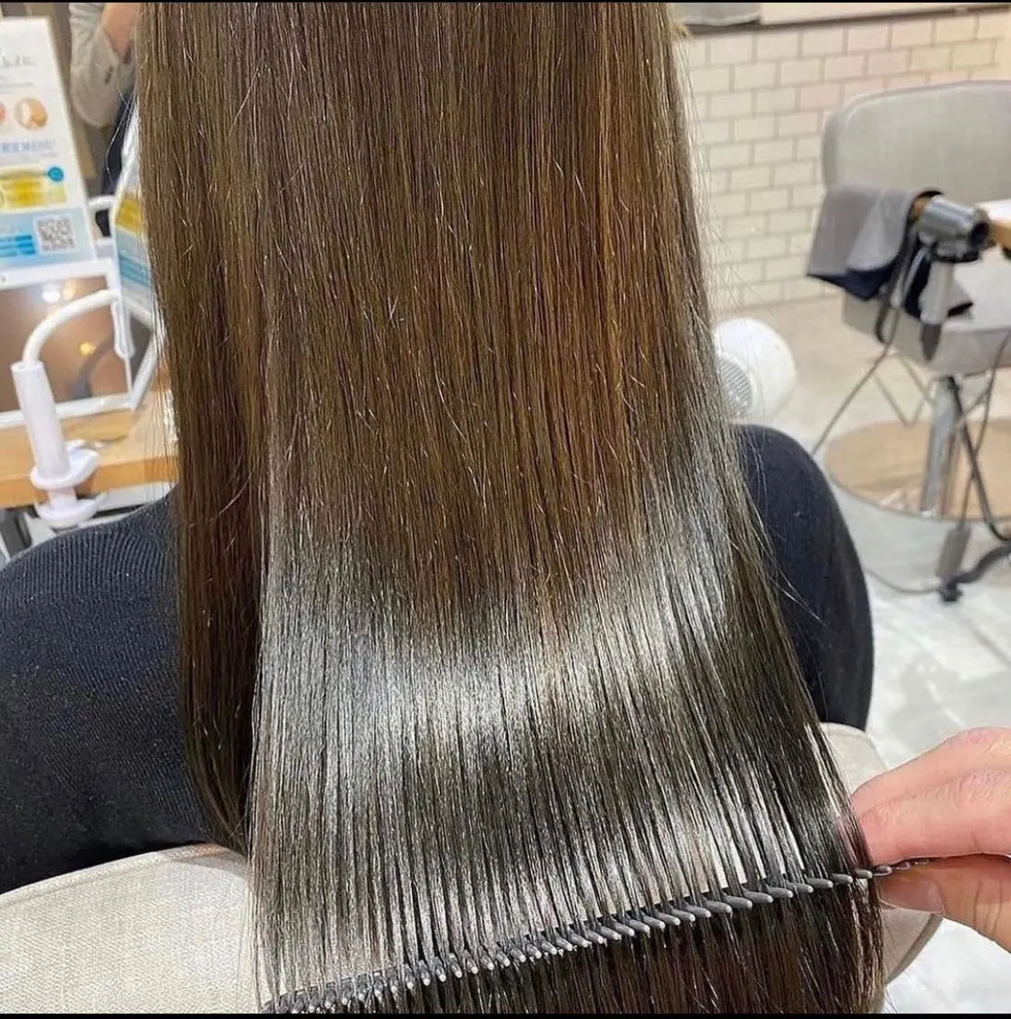 セミロング カラー 木下 マサキのヘアスタイル