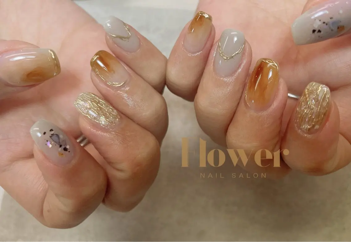 ネイル Flower nailのネイルデザイン