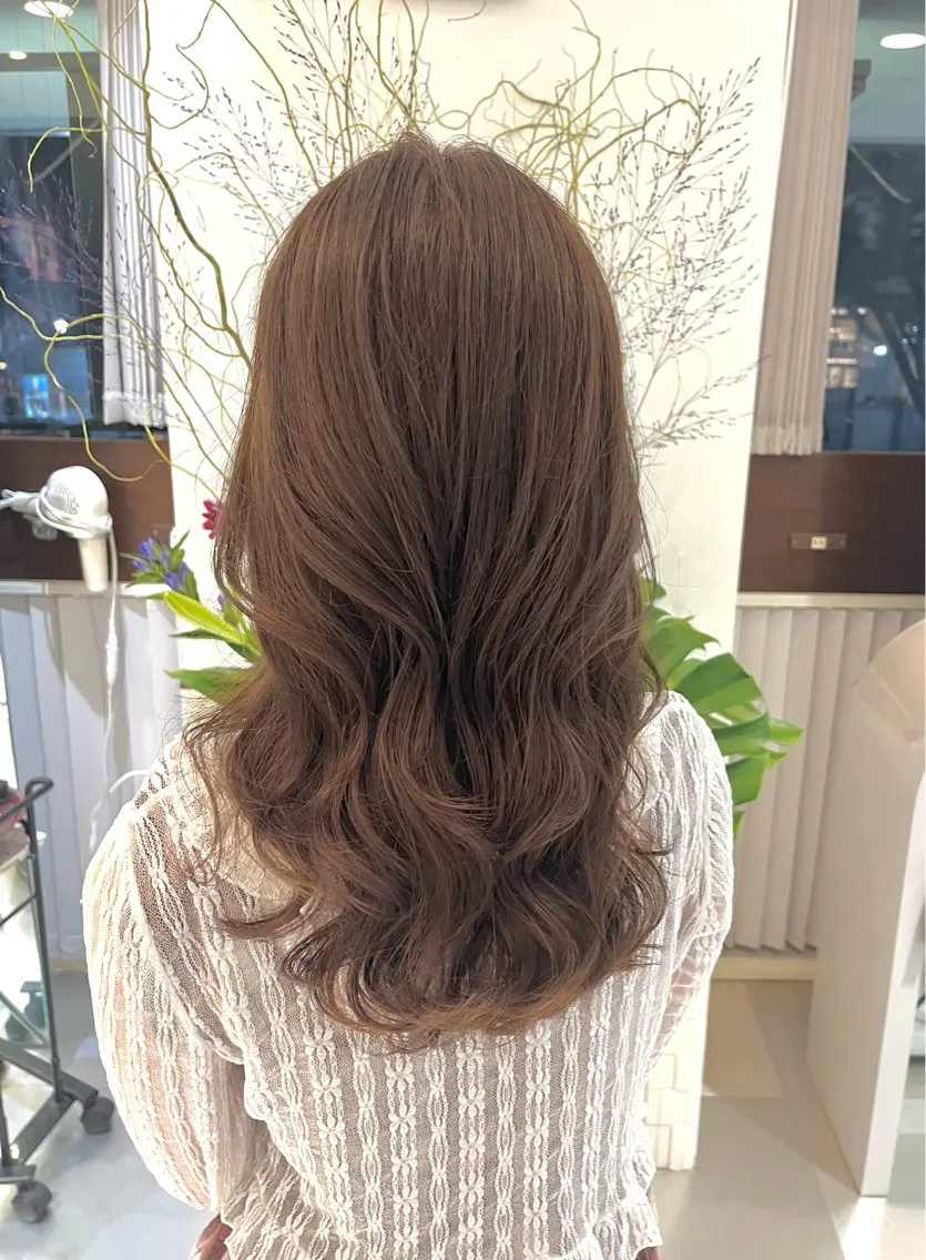 ［平日限定］当日予約OK‼️✨カット＋デジタルパーマ＋トリートメント✨ コテ巻き風パーマ/デジタルパーマの写真