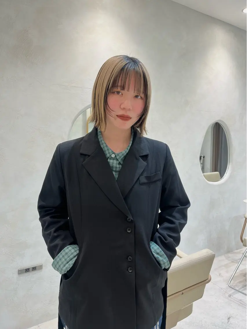 《インナーカラーorアンブレラカラー⛓》綺麗にブリーチしてからお好きなカラーさせていただきます🤍の写真