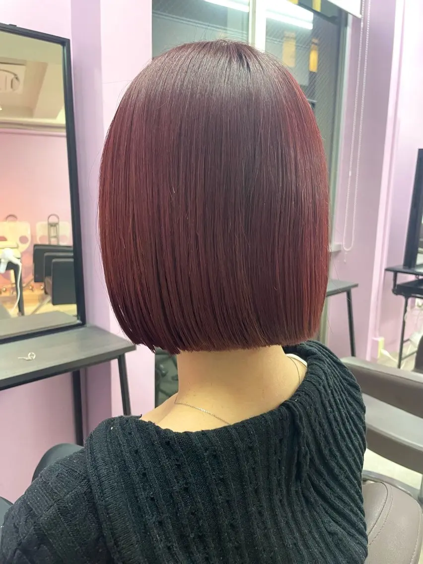 ショート カラー カット ヘアカラー トリートメント 高尾亮輔/ ボブ特化美容師のヘアスタイル