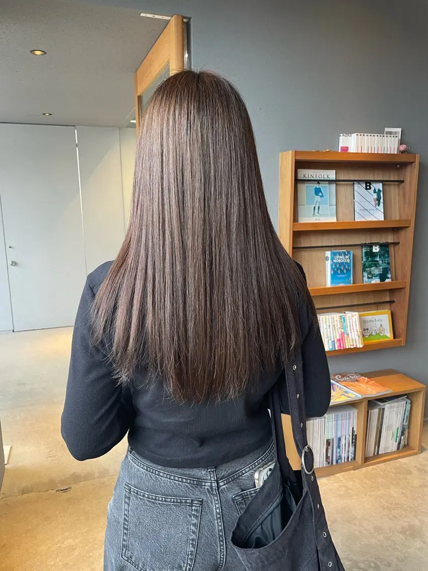cut＋treatment(質感アップでお手入れしやすく🪽)の写真