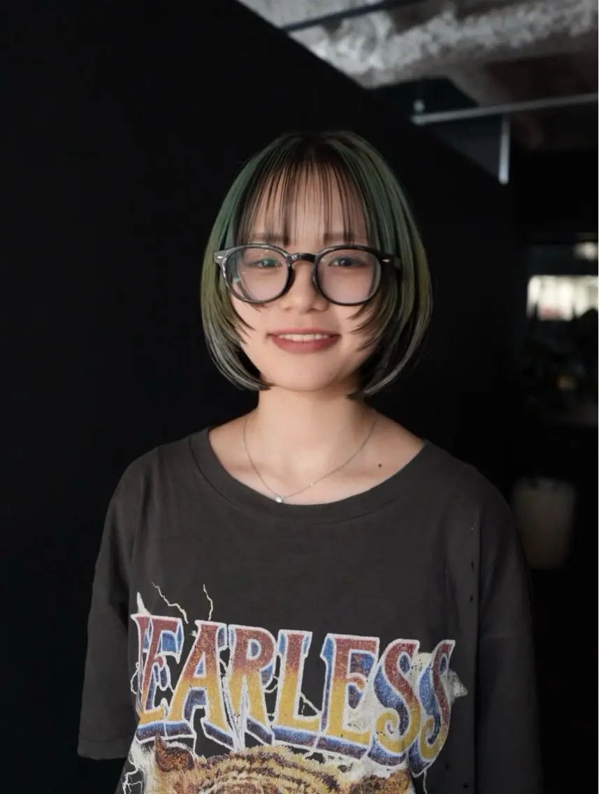 ショート カラー ブリーチ デザインカラー ボブ カット ヘアカラー トリートメント 新宿/ブリーチ /パーマ/戸羽のヘアスタイル