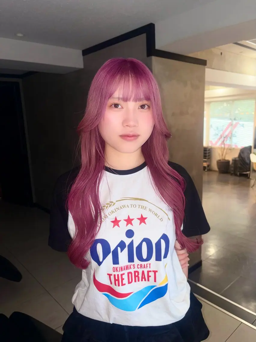 ロング カラー ナカザワ アコのヘアスタイル
