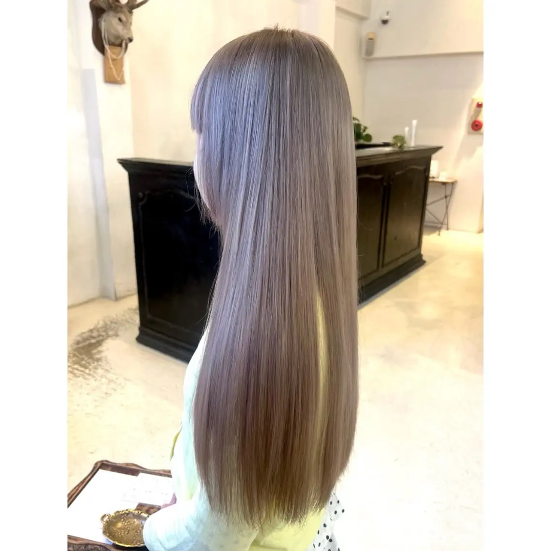 ミニモ限定カットヘアカラートリートメント《ご新規様限定🐥》似合わせカット＋ブリーチカラー＋2ステップトリートメント🌷の写真