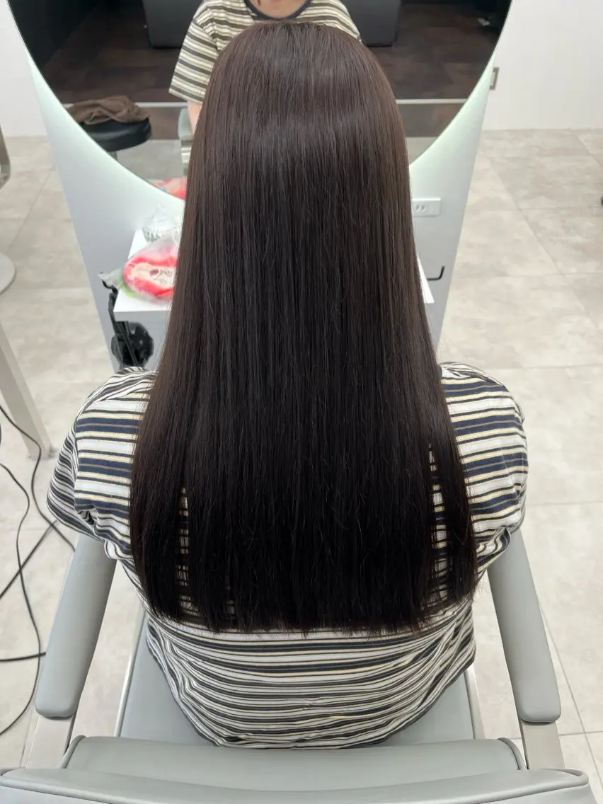 ヘアカラー トリートメント 鈴木 綾音のヘアスタイル