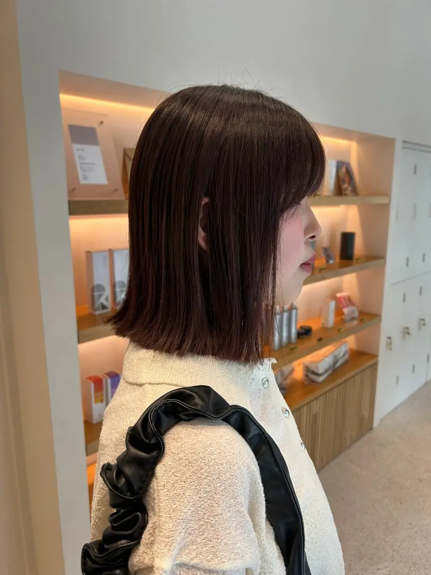 🕯️人気No.1🕯️似合わせカット＋ケアカラー＋3stepトリートメント（流山おおたかの森/髪質改善）の写真