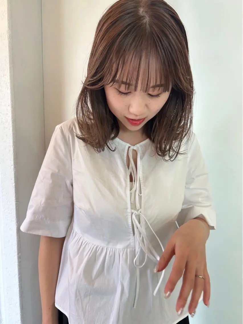 【2回目以降の方✨️】お出かけ前 顔周り・前髪カット✂️の写真