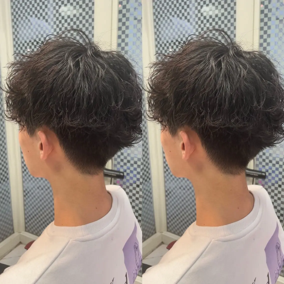 【men's】⭐︎デザインカット+波巻きパーマの写真