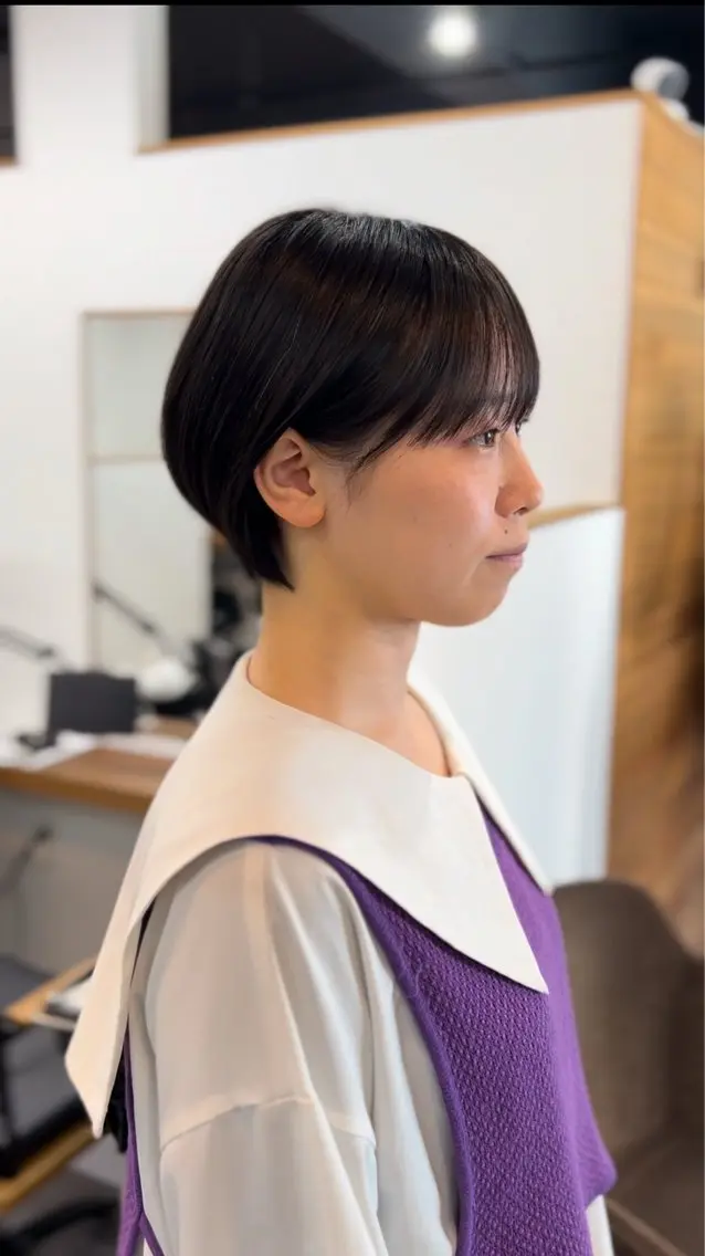 ショート ショートボブ ボブ ショートヘア 表参道【髪質改善】 宮嶋勇太のヘアスタイル