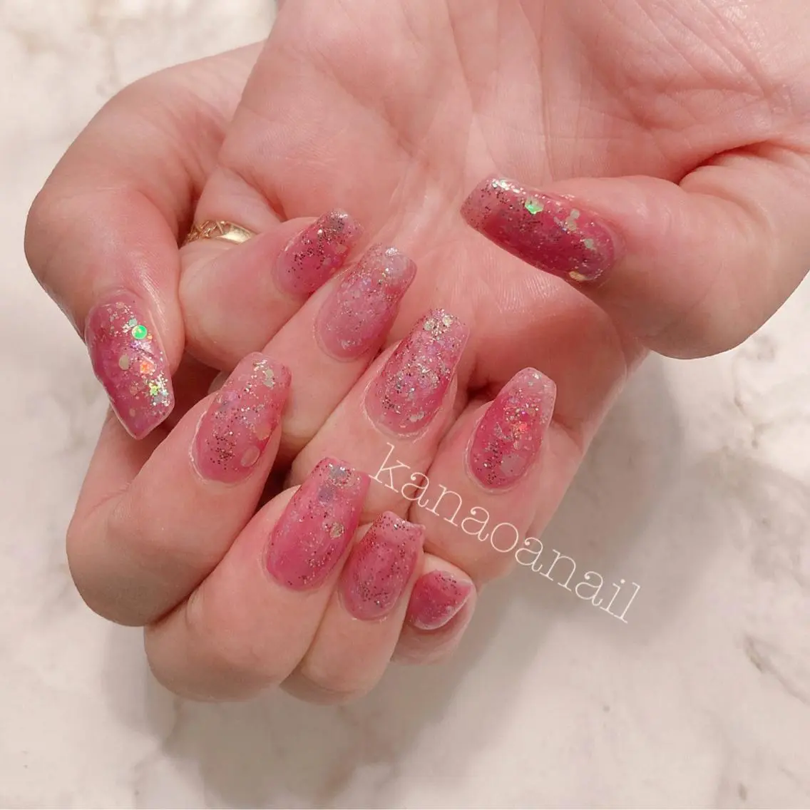 ネイル 地爪育成💅 kanaoanailのネイルデザイン