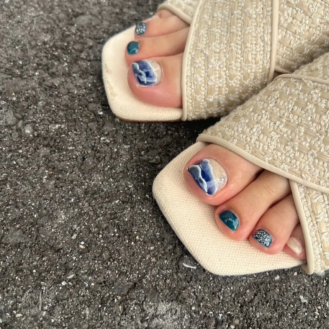 ネイル フットネイル morunail nailのネイルデザイン
