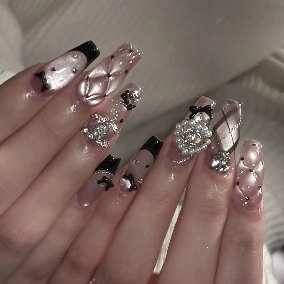 ネイル ハンドネイル Dark Honey nozomiのネイルデザイン