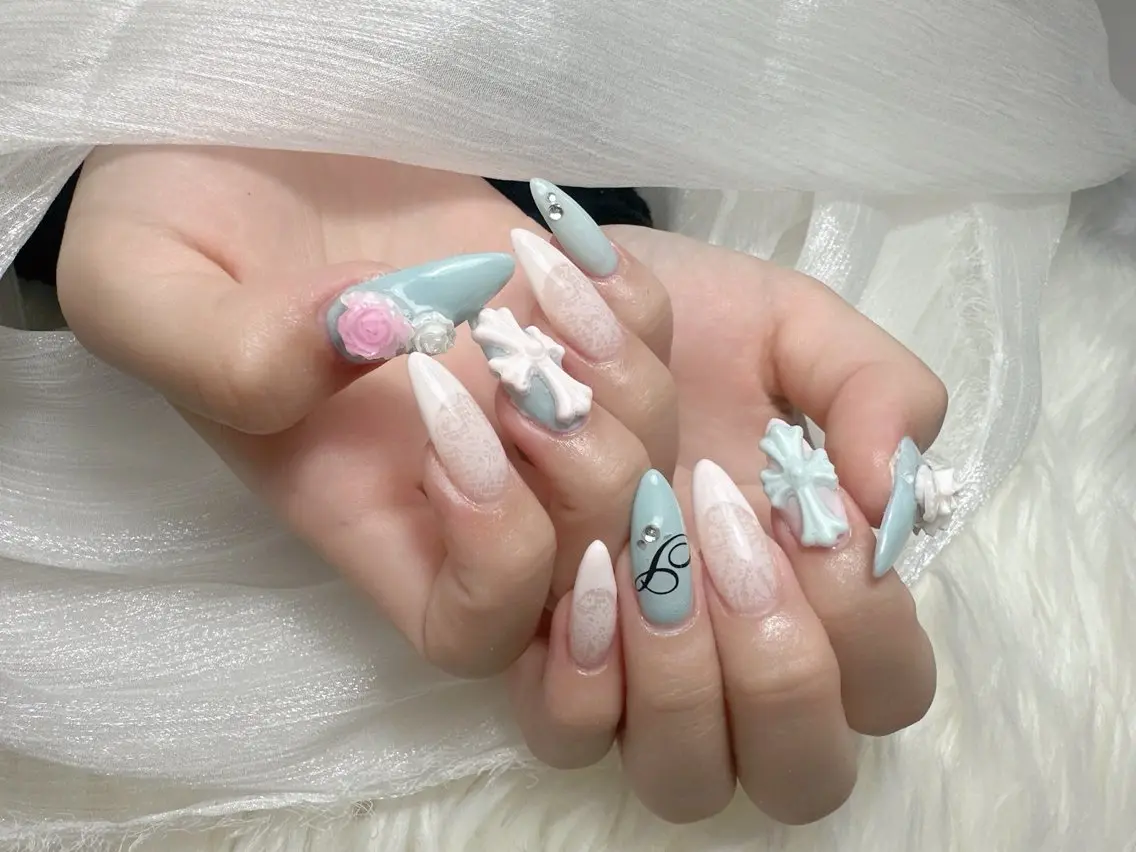 ネイル フレンチネイル グラデーション 韓国ネイル マグネットネイル ワンカラーネイル ハンドネイル Jang Nailのネイルデザイン