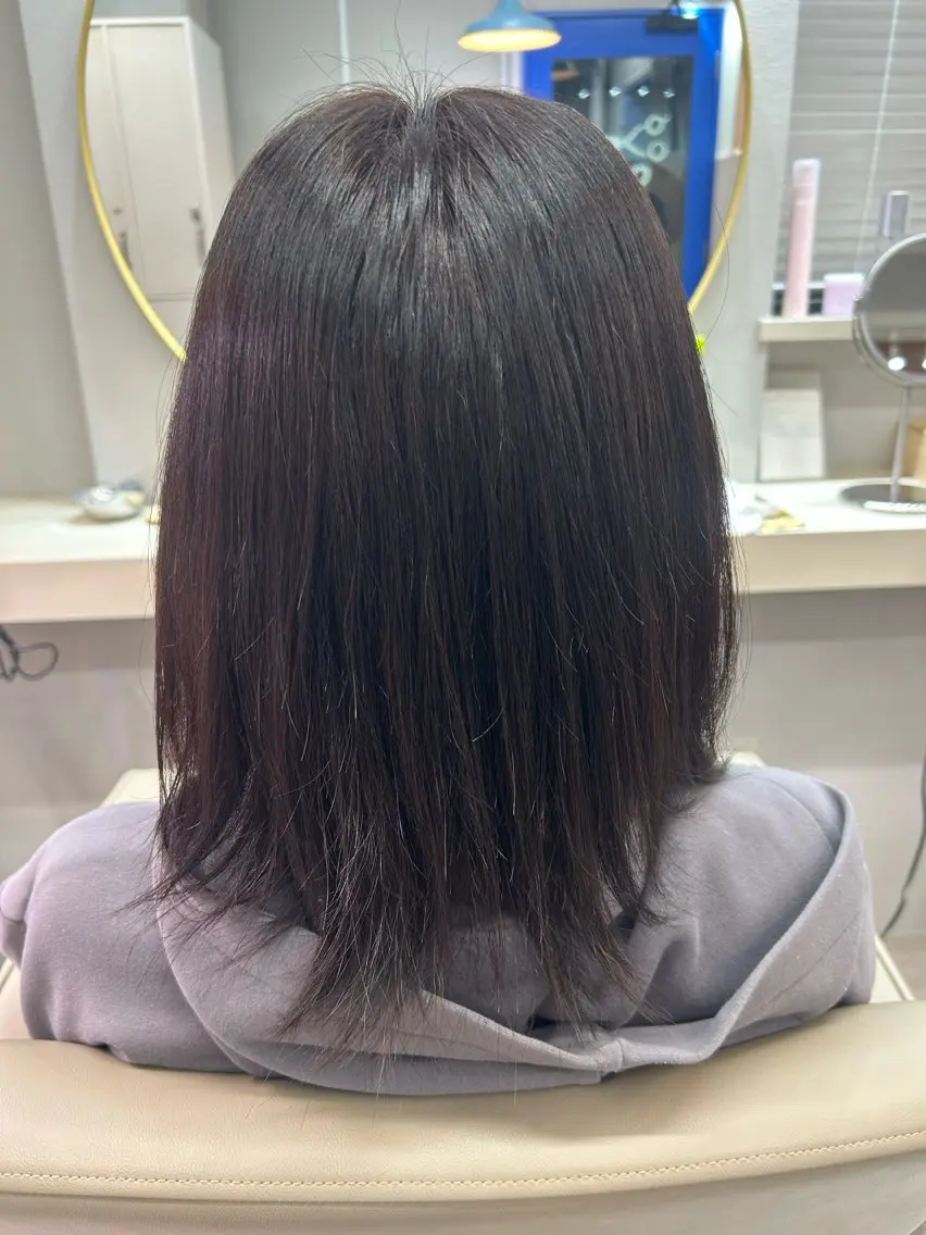 ミディアム カット 池田 太一のヘアスタイル