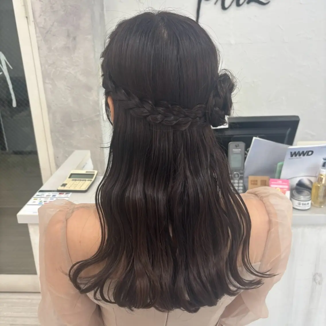🎀カット+カラー+ヘアアレンジ 🎀🪽🫧の写真