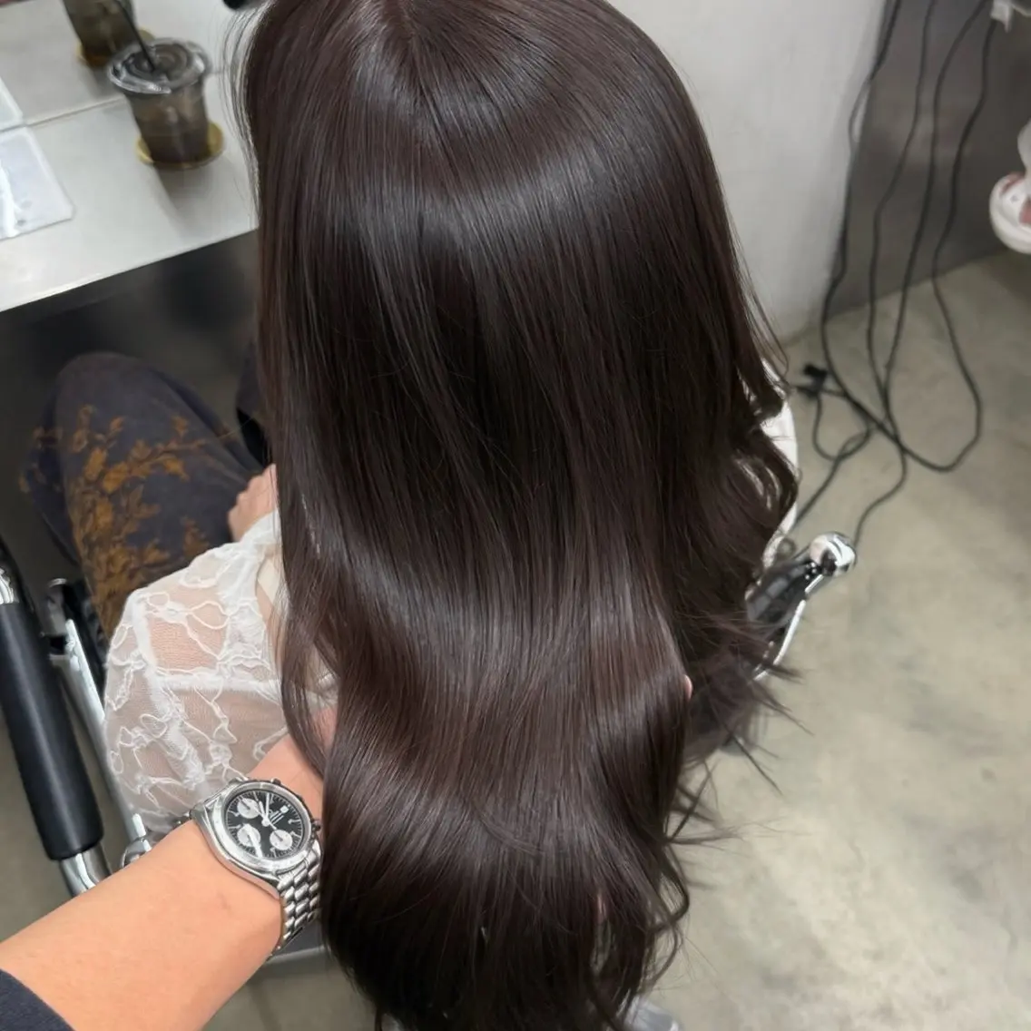 セミロング カット ヘアカラー トリートメント ITSUKI/海外× 韓国レイヤーのヘアスタイル