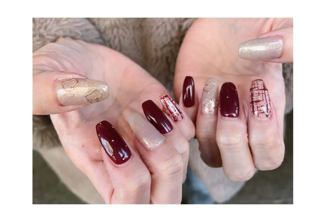 ネイル ハンドネイル 長谷川 奈緒美のネイルデザイン