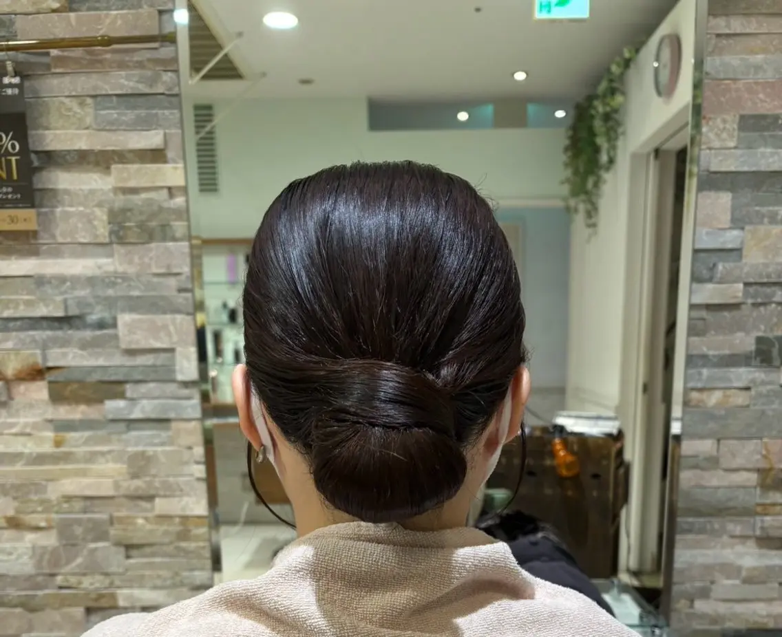 ヘアアレンジ 結婚式・ブライダル 浴衣 ヘアセット 関根莉杏/艶ワンカ ラー✨ヘアアレンジのヘアスタイル
