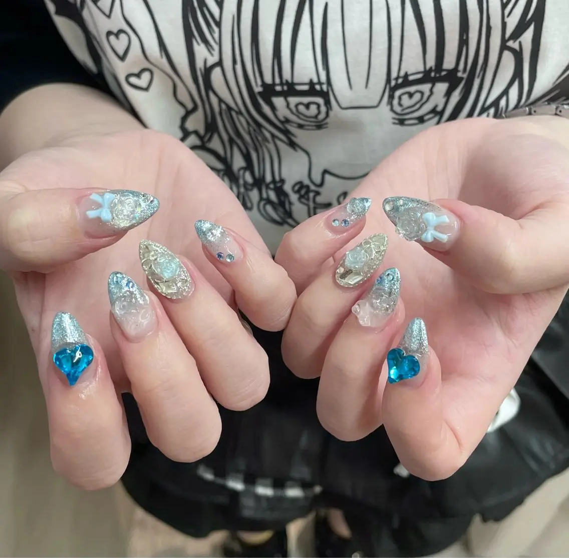 ネイル ハンドネイル Kuwata Arisa⋆🍒⭒˚のネイルデザイン