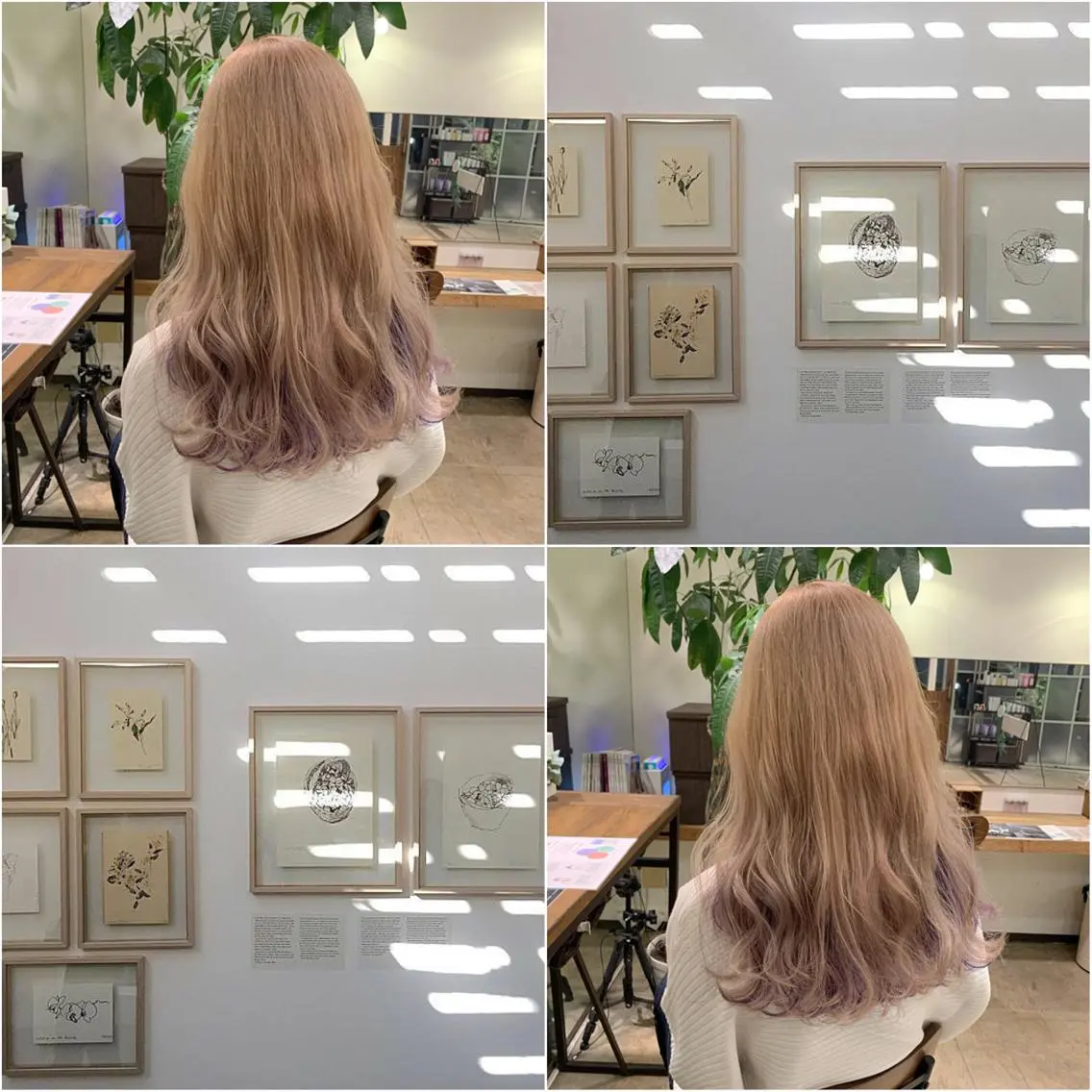 ロング カラー インナーカラー 【完全個室】髪質改善 暖色カラー/山崎唯奈のヘアスタイル